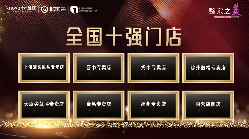卡諾亞，全國十強(qiáng)門店